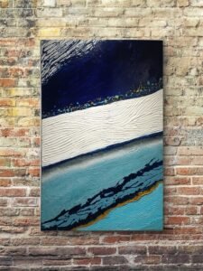 Blue Momentum - 77 x 115 cm