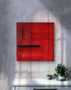 Red Anthem - 50 x 50 cm